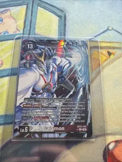 Gaiamon BT21-101 SEC WORLD CONVERGENCE Digimon Card English Alternate Art - Image 1
