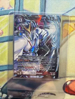 Gaiamon BT21-101 SEC WORLD CONVERGENCE Digimon Card English Alternate Art - Image 2