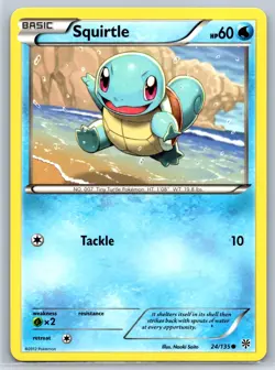 Squritle BW Plasma Storm 24/135 Naoki Saito Black White 151 Pokemon TCG Card NM - Image 1