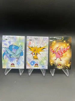 Pokemon Articuno Zapdos Moltres Holo 2024 Card Database Shiny Peru US Seller - Image 1