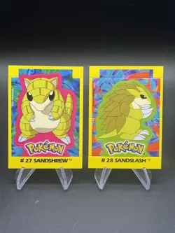 Pokemon Sandshrew Sandslash 2000 Navarrete Buildable Card Kanto Edition Vintage - Image 1
