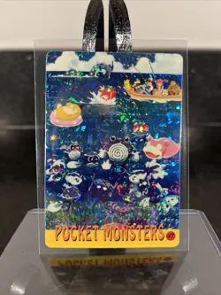 Vintage Pocket Monster Holo Prism Sticker Card *RARE* *MINT*Assorted Pokemon #47 - Image 1