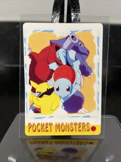 Vintage Pocket Monster Holo Prism Sticker Card *RARE* *MINT*Assorted Pokemon #47 - Image 3