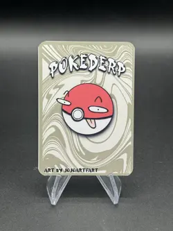 1st Edition Pokederp Pillar - Caterpie 16/25 First Print Custom Derpy Card - Image 2