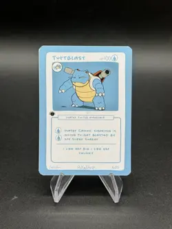1st Edition Pokederp Turtblast - Blastoise 6/25 First Print Custom Derpy Card - Image 1