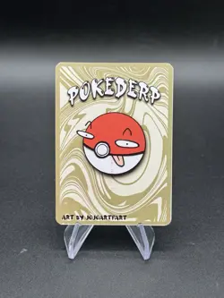 1st Edition Pokederp Turtblast - Blastoise 6/25 First Print Custom Derpy Card - Image 2