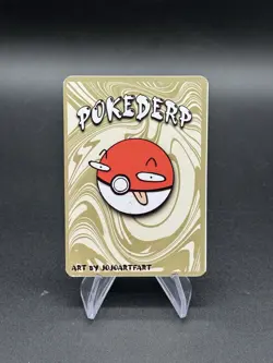 1st Edition Pokederp Heatootie - Flareon 15/25 First Print Custom Derpy Card - Image 2