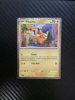 McDonald’s 2023 Match Battle Pikachu 006/015 Pokemon Card Near Mint NM - Image 1