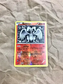 Reshiram Reverse Holo Rare B&W Legendary Treasures 28/113 Pokemon Card Good Cond - Image 1