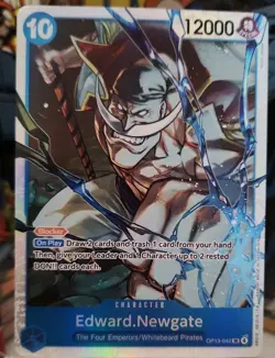 One Piece TCG OP13-042 Edward Newgate (aka Whitebeard) SR Card Game English - Image 1