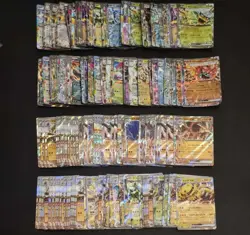 Pokemon Japanese Cards Double Rare Full Arts Lot Set RR Holo 200 Lot A7 SQ - Image 1