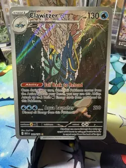 Clawitzer Mega Evolutions 141/132 Secret Rare Pokemon Card NM - Image 1