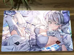 WVICM Duel Playmat Labrynth of the Silver Castle TCG CCG Pad Card Game Mat &Bag - Image 1