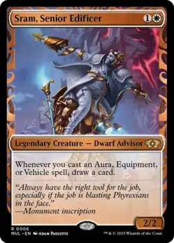 Sram, Senior Edificer - Near Mint MTG March of the Machine: Multiverse Legends - Image 1