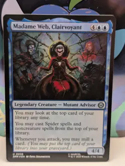 FOIL Madame Web, Clairvoyant MTG Marvel's Spider-Man 0036 - NM - Image 1