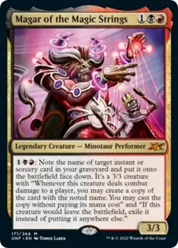 ~ Magar of the Magic Strings ~ NM ~ Unfinity ~ MTG ~ - Image 1