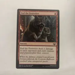 MTG End the Festivities Innistrad: Crimson Vow Regular #155! - Image 1