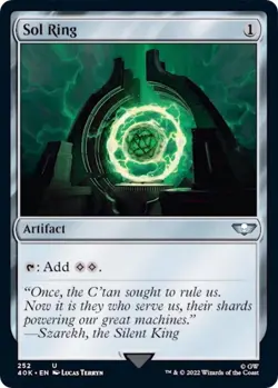 Sol Ring NM #252 Universes Beyond: Warhammer 40,000 MTG - Image 1