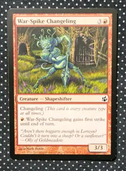 Magic: The Gathering - War-Spike Changeling - Morningtide - 112/150 - Common - Image 1