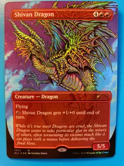 MTG 1x FOIL Shivan Dragon 1993 30th Anniversary Secret Lair Magic the x1 NM - Image 1