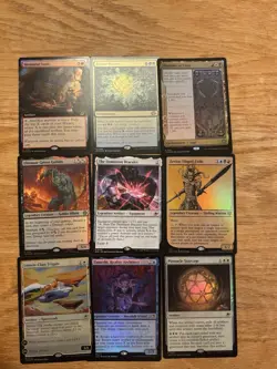 MtG Lot of 41 Rares - Mythic, Borderless, Extended Art, Foil, Regular - Image 2