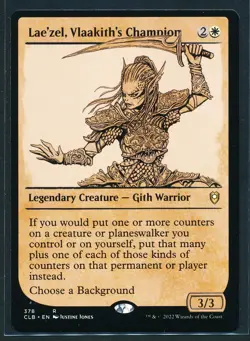 Lae'zel, Vlaakith's Champion - Magic MTG 2022 Battle for Baldur's Gate NM/M - Image 1