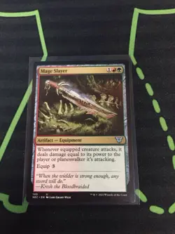 MTG Magic The Gathering Mage Slayer NEC Gruul Artifact Commander - Image 1