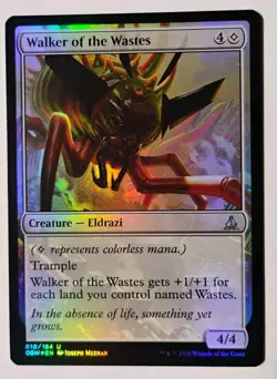 Foil Walker of the Wastes MTG, Oath of the Gatewatch, Uncommon Eldrazi, LP - Image 1