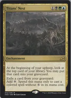 Titans' Nest NM #212 Ikoria: Lair of Behemoths MTG - Image 1