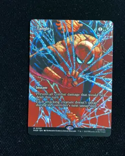 2025 Magic The Gathering MTG Marvel EN Spider-Man #M 0038 Borderless Tangle GAV - Image 1