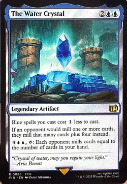 The Water Crystal Non- Foil R FINAL FANTASY 85 NM - Image 1