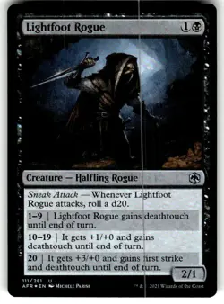 FOIL Lightfoot Rogue Adventures in the Forgotten Realms Regular - Image 1