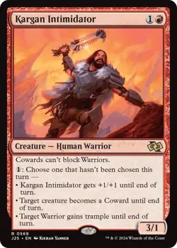 Kargan Intimidator R Foundations Jumpstart 569 NM Magic: The Gathering - Image 1
