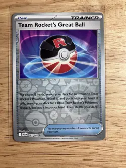 Team Rocket's Great Ball 175/182 - Sv10: Destined Rivals Reverse Holo - Pokemon - Image 1
