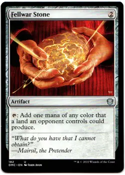 FELLWAR STONE 182 MAGIC: THE GATHERING DOMINARIA UNITED COMMANDER (DMC) UNCOMMON - Image 1