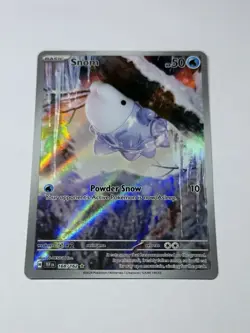Pokemon Card TCG Snom 168/162 Temporal Forces Holo Card Illustration Rare NM/M - Image 1