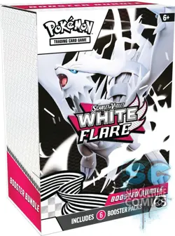 Pokemon TCG Scarlet & Violet 10.5 White Flare Booster Bundle Factory Sealed - Image 1