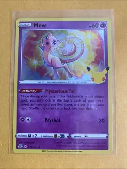 Mew 011/025 Celebrations Holo (English) Pokemon TCG - Image 1