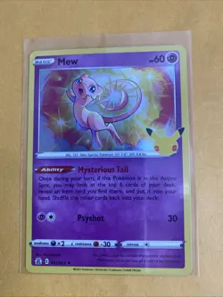 Mew 011/025 Celebrations Holo (English) Pokemon TCG - Image 4