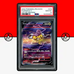 Pokemon PSA 10 Raikou V Holo s12a SAR 218/172 VSTAR Universe Japanese - Image 1