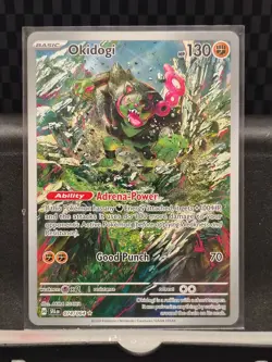 Okidogi 074/064 Pokemon Shrouded Fable Illustration Rare Full Art Holo Near Mint - Image 1