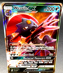 Weavile GX 132/236 SM Unified Minds Ultra Rare Holo Pokemon TCG 2019 NM - Image 1