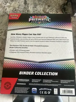 Pokemon TCG Prismatic Evolutions Binder Collection Factory Sealed Brand New - Image 2