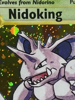 Nidoking - 11/130 Base Set 2 Holo Rare Pokemon - NM/LP - Image 5