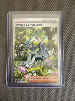 Pokemon TCG Mega Evolution Wallys Compassion SIR 186/132 Near Mint Holo - Image 1
