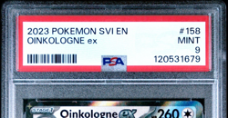 2023 Pokemon SVI EN Oinkologne EX 158/198 MINT PSA 9 - Image 2