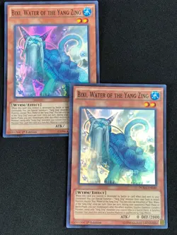 YUGIOH BIXI, WATER OF THE YANG ZING DUEA-EN030 1ST SUPER X2 (NM) - Image 1