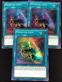 YUGIOH MONSTER GATE MYFI-EN053 1ST SUPER X3 (NM) - Image 1