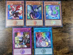 YU-GI-OH BLMM DRAGON MAID 5 ULTRA RARE CARD LOT ALL NM - Image 1