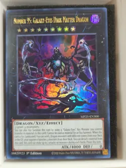 Yu-Gi-Oh! Number 95: Galaxy-Eyes Dark Matter Dragon MP25-EN300 1st Edition Foil - Image 1